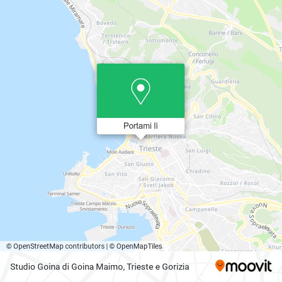 Mappa Studio Goina di Goina Maimo