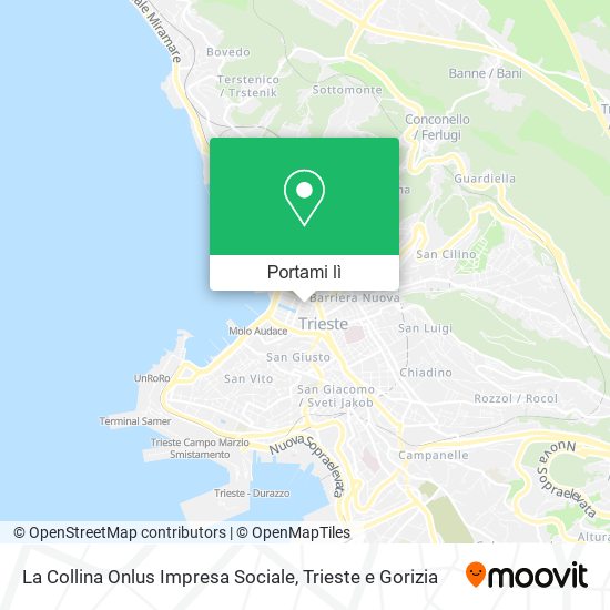 Mappa La Collina Onlus Impresa Sociale