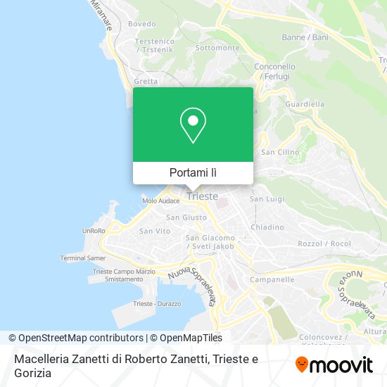 Mappa Macelleria Zanetti di Roberto Zanetti