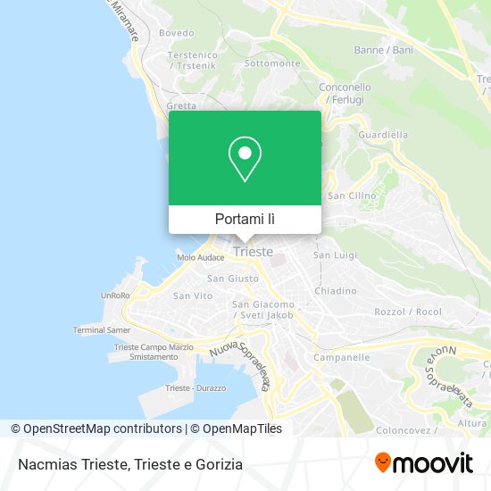 Mappa Nacmias Trieste