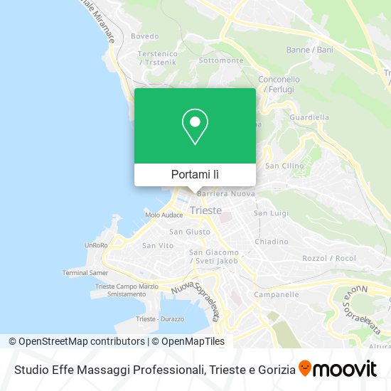 Mappa Studio Effe Massaggi Professionali