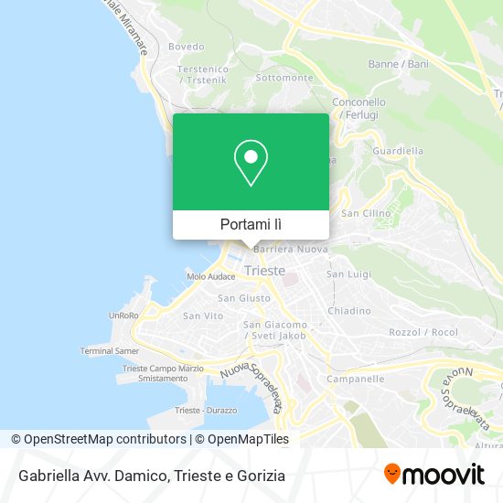 Mappa Gabriella Avv. Damico