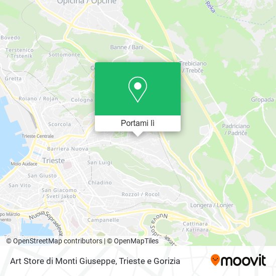 Mappa Art Store di Monti Giuseppe