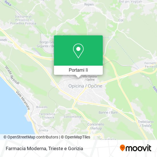 Mappa Farmacia Moderna