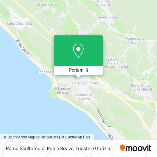 Mappa Parco Scultoreo di Robin Soave