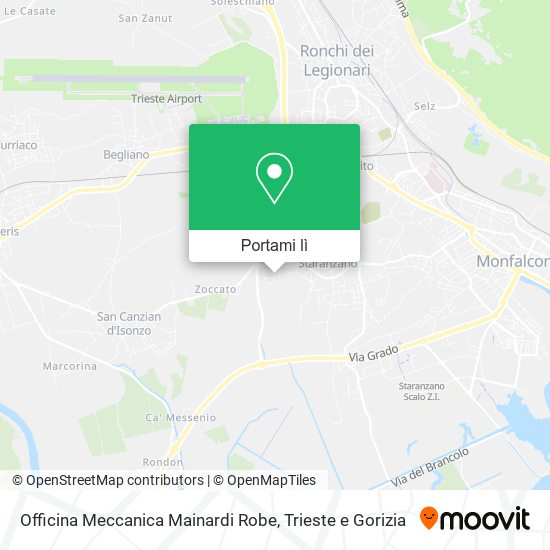 Mappa Officina Meccanica Mainardi Robe