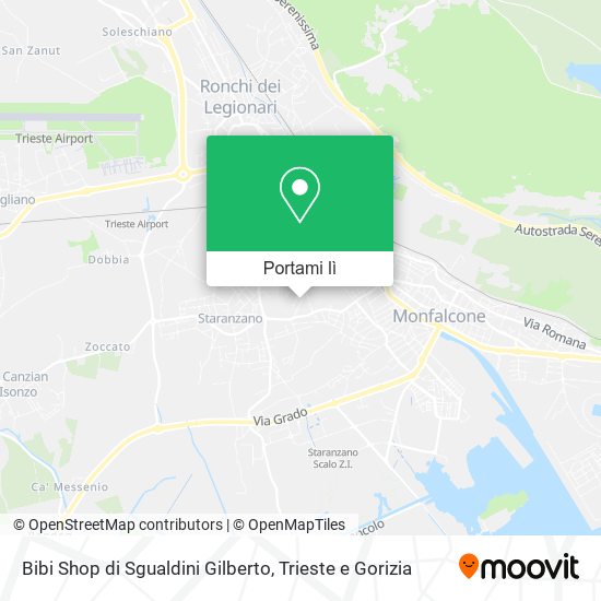 Mappa Bibi Shop di Sgualdini Gilberto