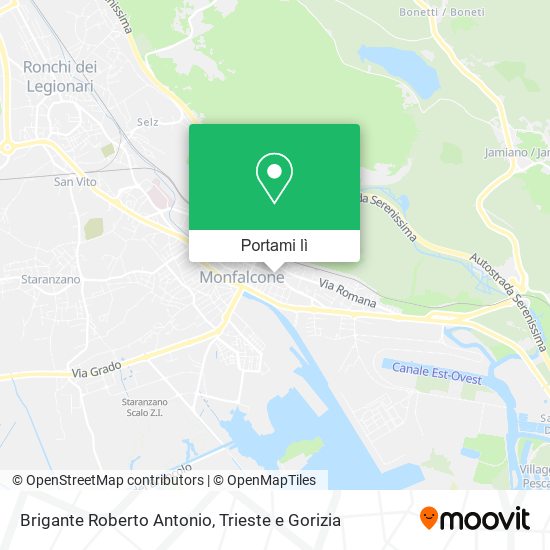 Mappa Brigante Roberto Antonio