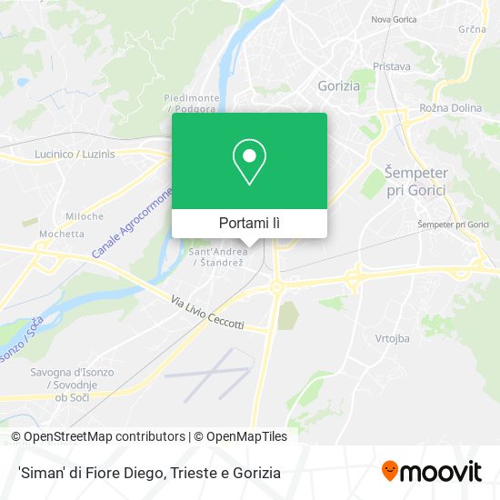 Mappa 'Siman' di Fiore Diego