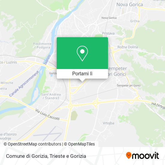 Mappa Comune di Gorizia