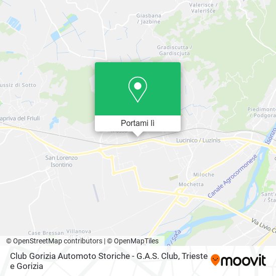 Mappa Club Gorizia Automoto Storiche - G.A.S. Club