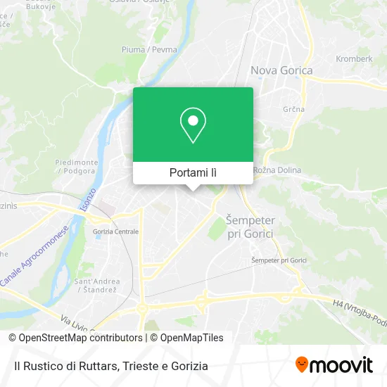 Mappa Il Rustico di Ruttars