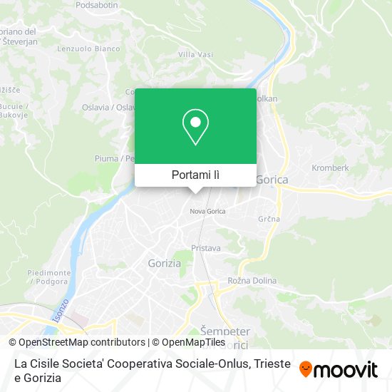 Mappa La Cisile Societa' Cooperativa Sociale-Onlus