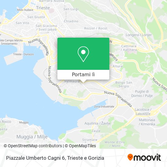 Mappa Piazzale Umberto Cagni 6