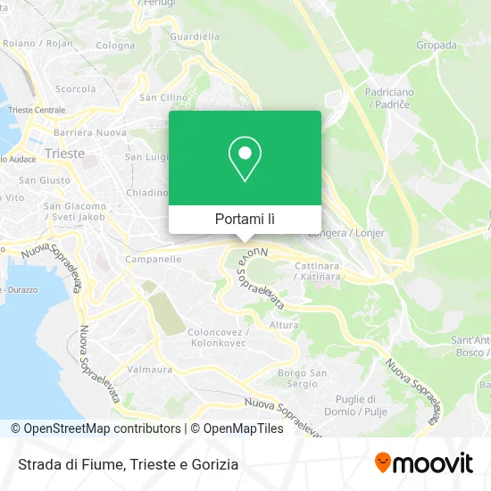 Mappa Strada di Fiume