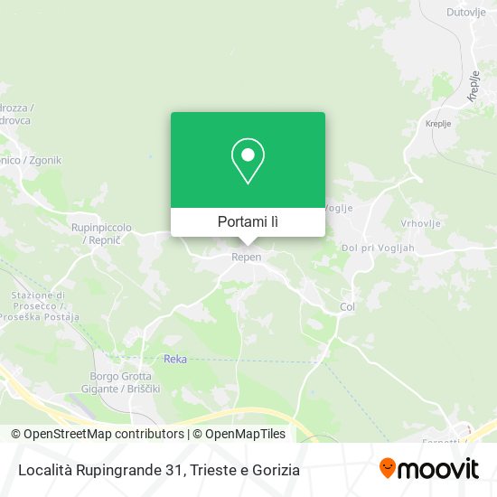 Mappa Località Rupingrande  31