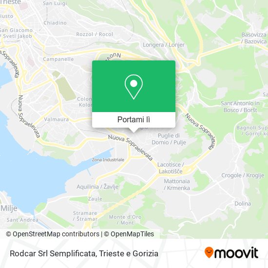 Mappa Rodcar Srl Semplificata