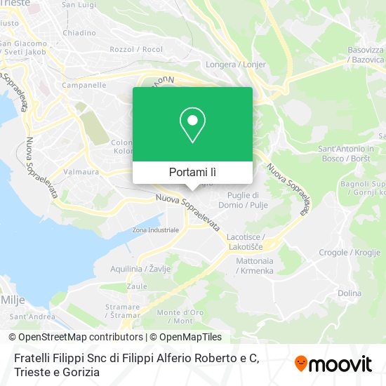 Mappa Fratelli Filippi Snc di Filippi Alferio Roberto e C