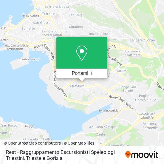 Mappa Rest - Raggruppamento Escursionisti Speleologi Triestini