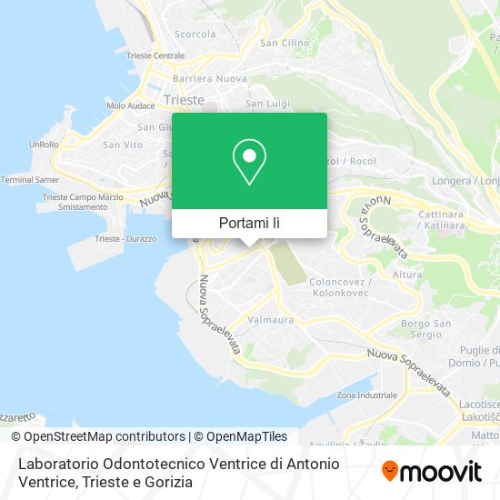 Mappa Laboratorio Odontotecnico Ventrice di Antonio Ventrice