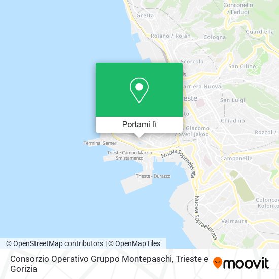 Mappa Consorzio Operativo Gruppo Montepaschi