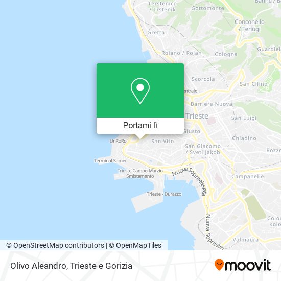 Mappa Olivo Aleandro