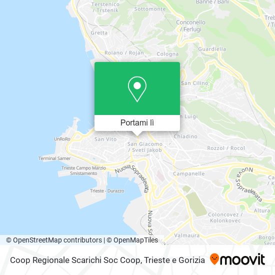 Mappa Coop Regionale Scarichi Soc Coop