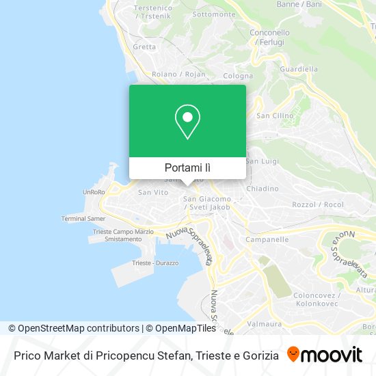 Mappa Prico Market di Pricopencu Stefan