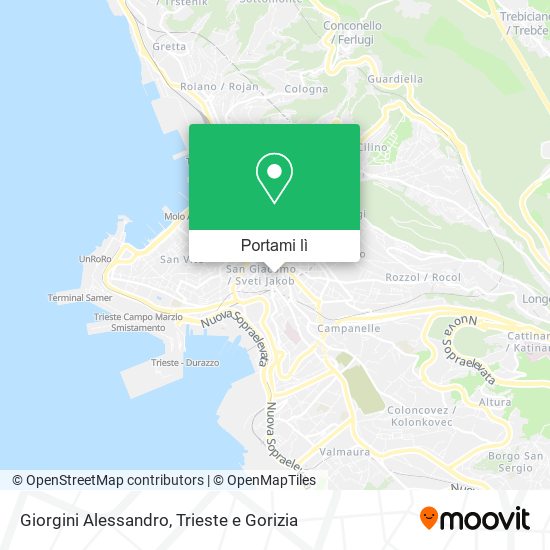 Mappa Giorgini Alessandro