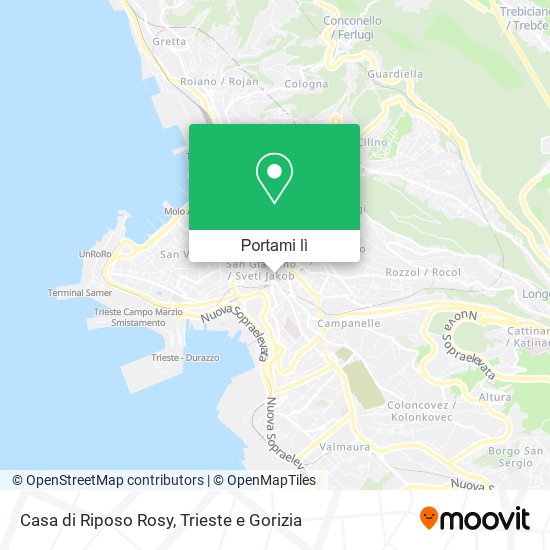 Mappa Casa di Riposo Rosy