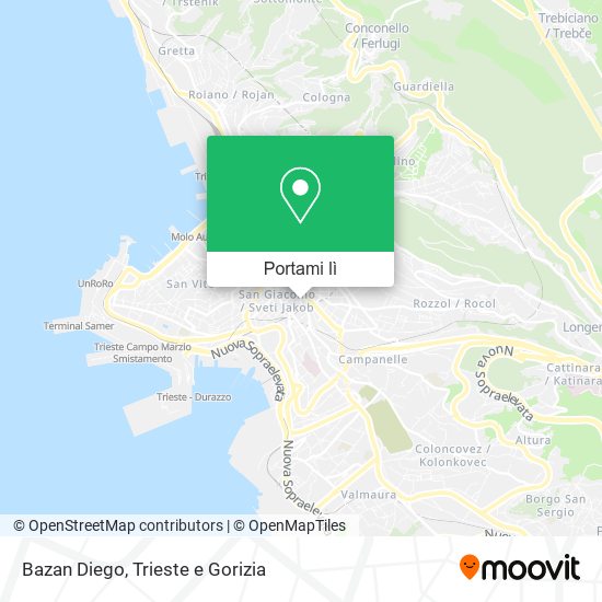 Mappa Bazan Diego