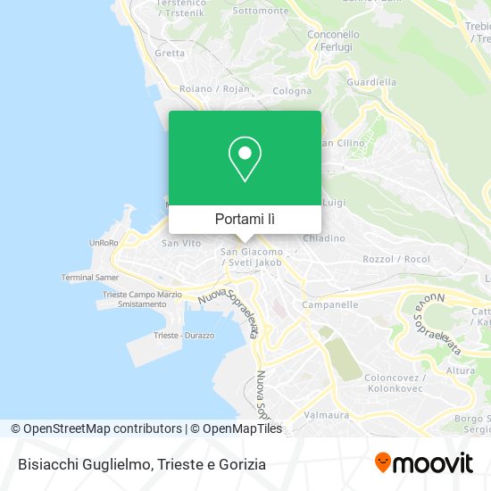 Mappa Bisiacchi Guglielmo