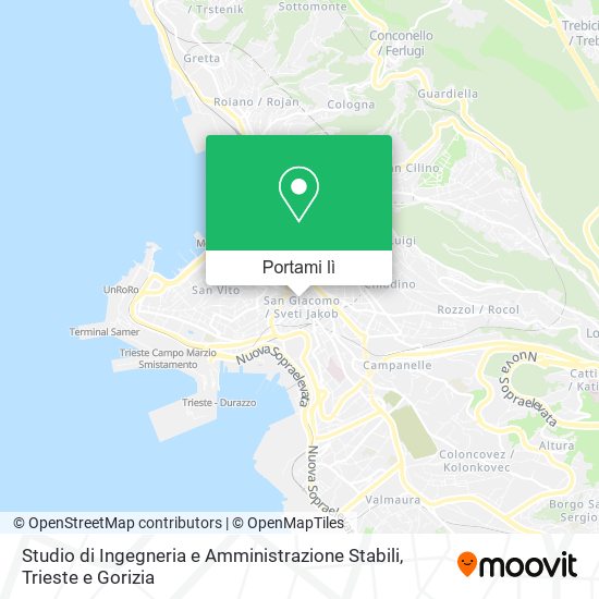 Mappa Studio di Ingegneria e Amministrazione Stabili