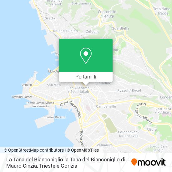 Mappa La Tana del Bianconiglio la Tana del Bianconiglio di Mauro Cinzia