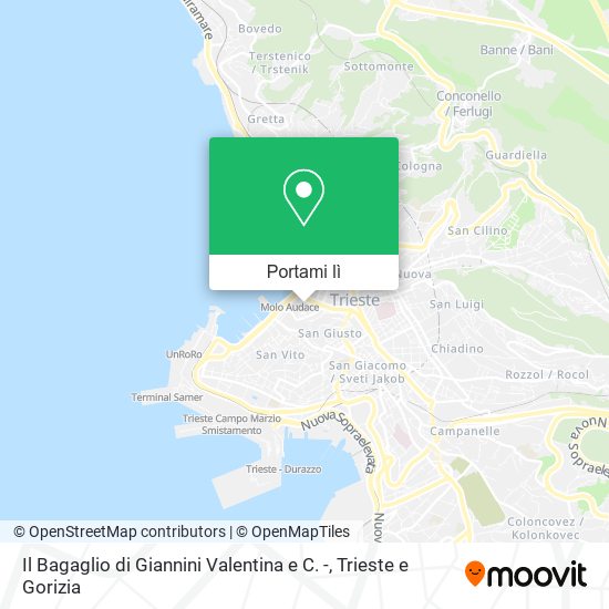 Mappa Il Bagaglio di Giannini Valentina e C. -