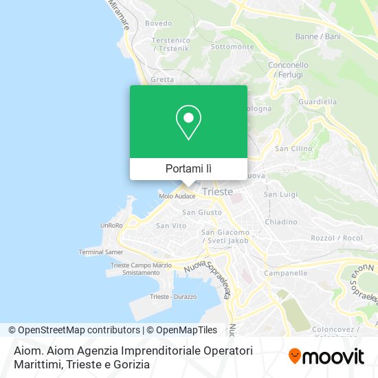 Mappa Aiom. Aiom Agenzia Imprenditoriale Operatori Marittimi