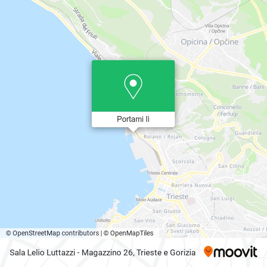 Mappa Sala Lelio Luttazzi - Magazzino 26