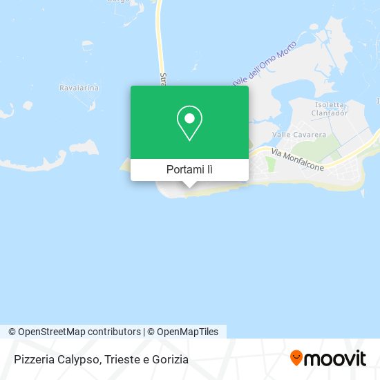 Mappa Pizzeria Calypso