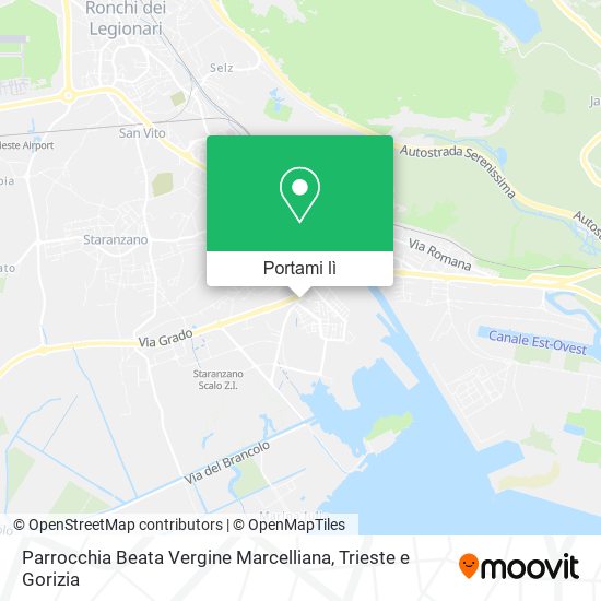 Mappa Parrocchia Beata Vergine Marcelliana