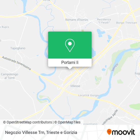 Mappa Negozio Villesse Trn