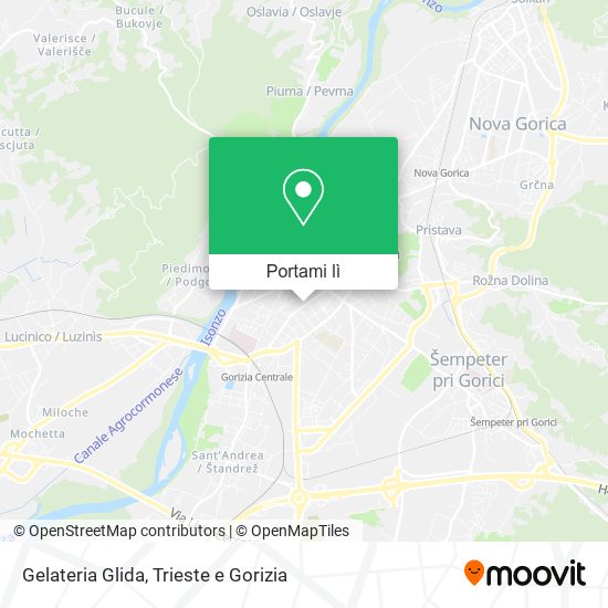 Mappa Gelateria Glida