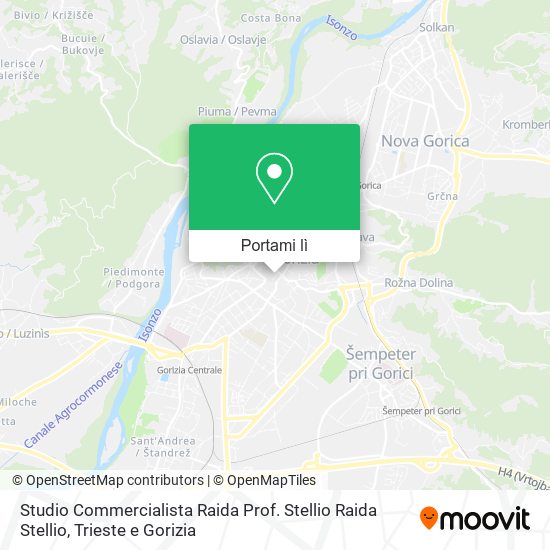 Mappa Studio Commercialista Raida Prof. Stellio Raida Stellio