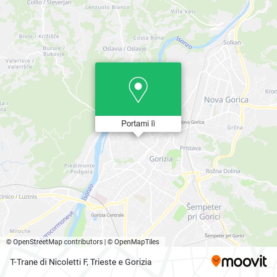 Mappa T-Trane di Nicoletti F