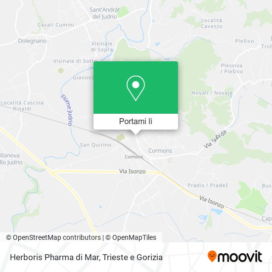 Mappa Herboris Pharma di Mar