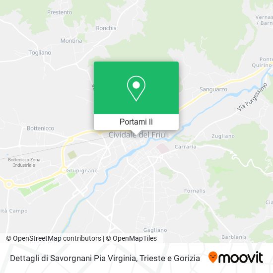 Mappa Dettagli di Savorgnani Pia Virginia