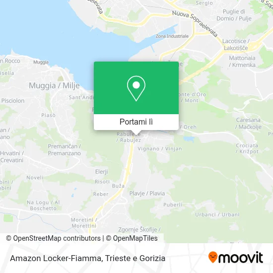 Mappa Amazon Locker-Fiamma