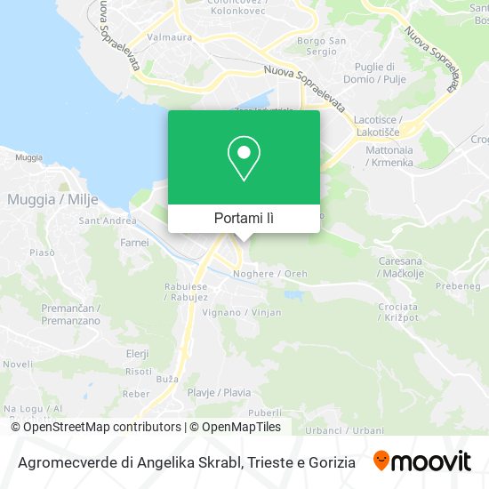 Mappa Agromecverde di Angelika Skrabl