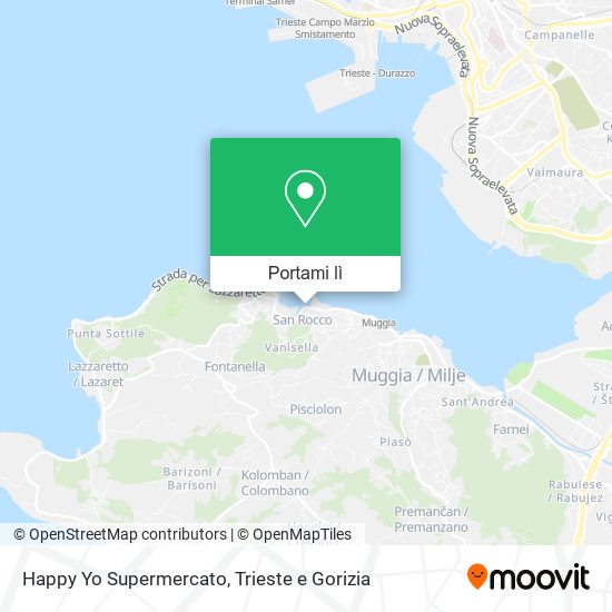 Mappa Happy Yo Supermercato