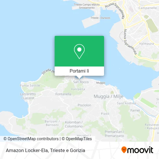 Mappa Amazon Locker-Ela