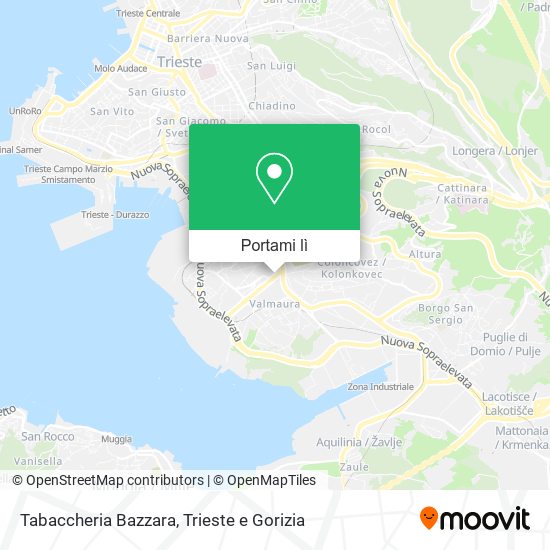 Mappa Tabaccheria Bazzara